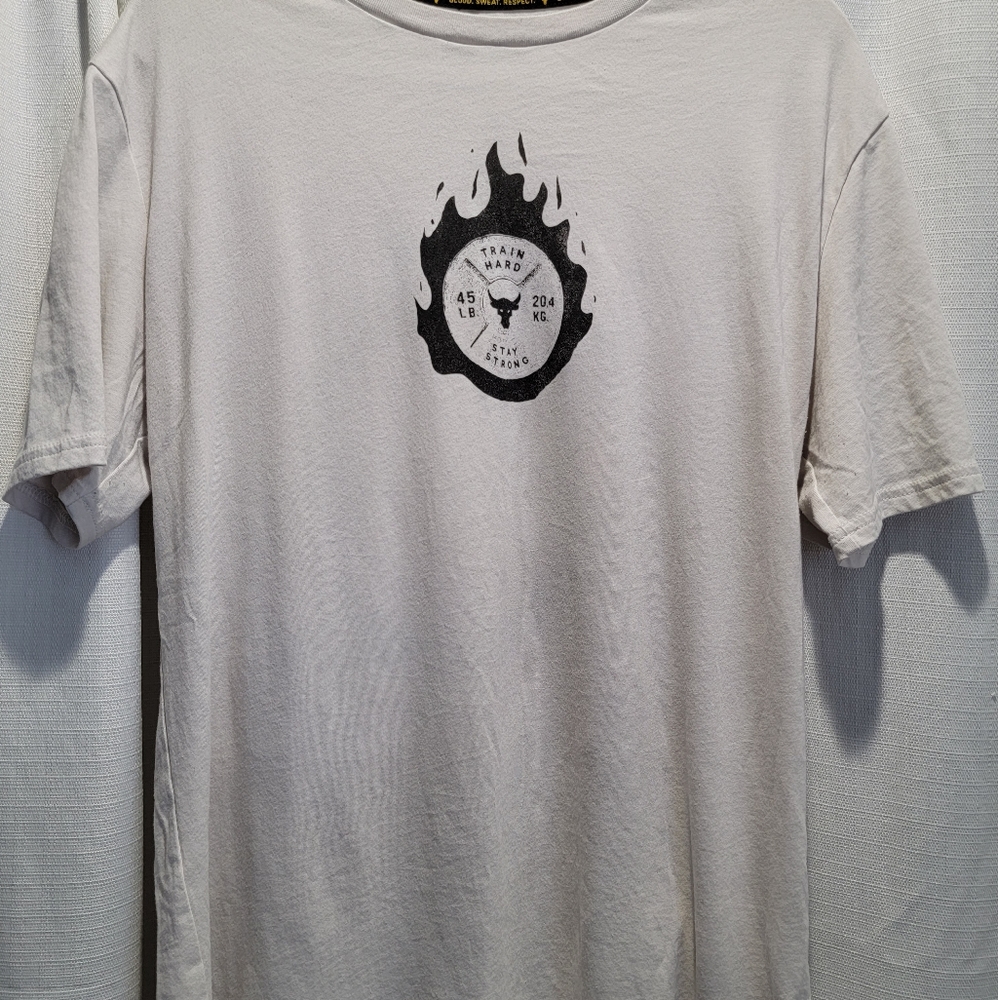 Men's Project Rock Train Hard Short Sleeve T-Sh